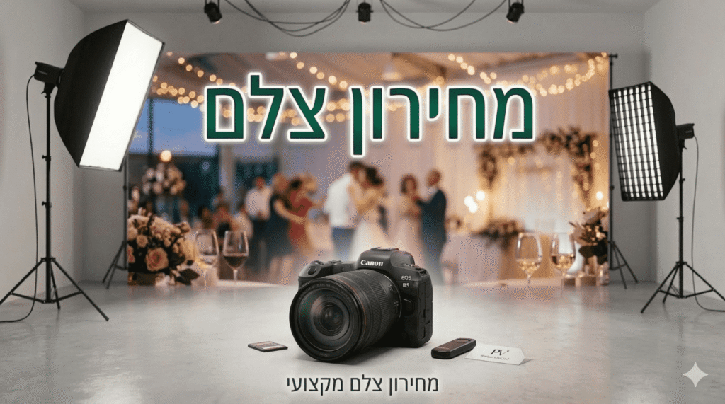 מחירון צילום מקצועי