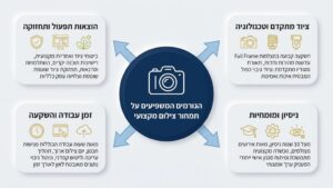 צלם חתונות מקצועי מסדר ציוד צילום מתקדם