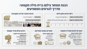 צלם אירועים מקצועי מתעד טקס ברית מילה באווירה טבעית