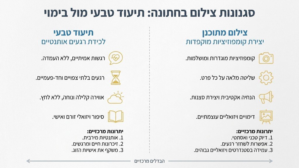 נוצר על ידי מודל בינה מלאכותית Gemini Pro רגע ספונטני ומרגש של זוג ביום חתונתם