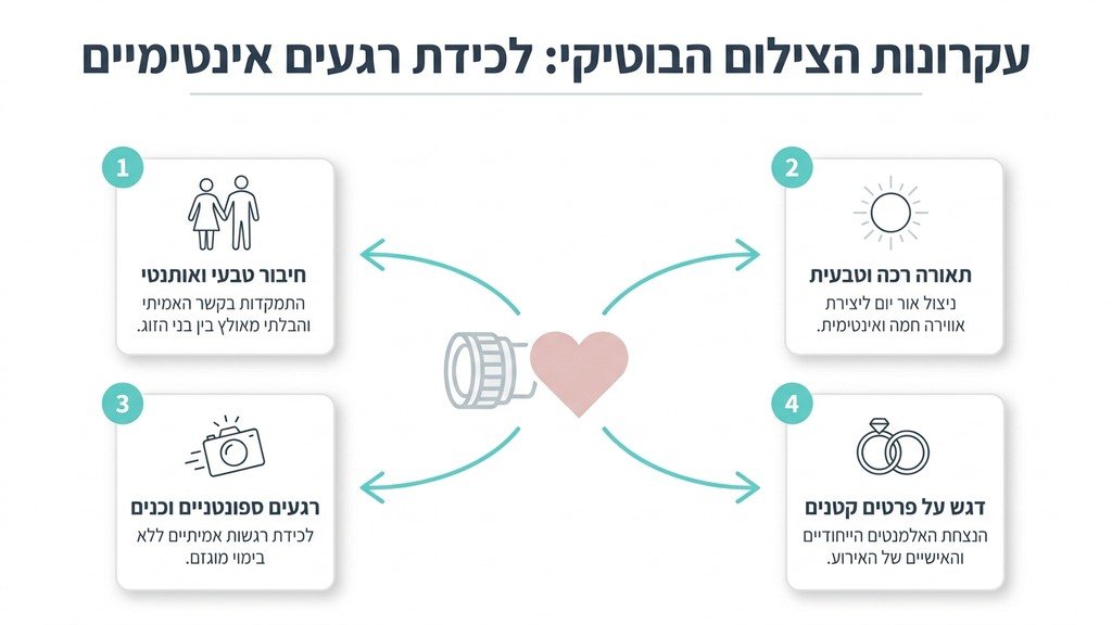 צילום חתונה קטנה ומרגשת