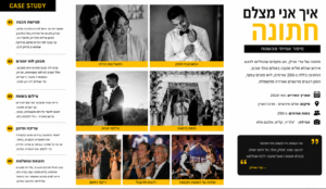 קייס סטאדי לאיך שאני מצלם חתונה, כל התהליך