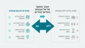 אורחים מחזיקים תמונות מגנט מעוצבות באירוע ברית מילה