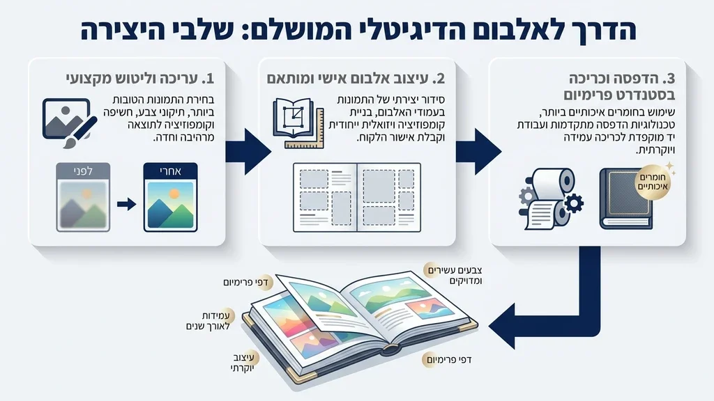 נוצר על ידי מודל בינה מלאכותית Gemini Pro אלבום תמונות דיגיטלי מעוצב מאירוע ברית