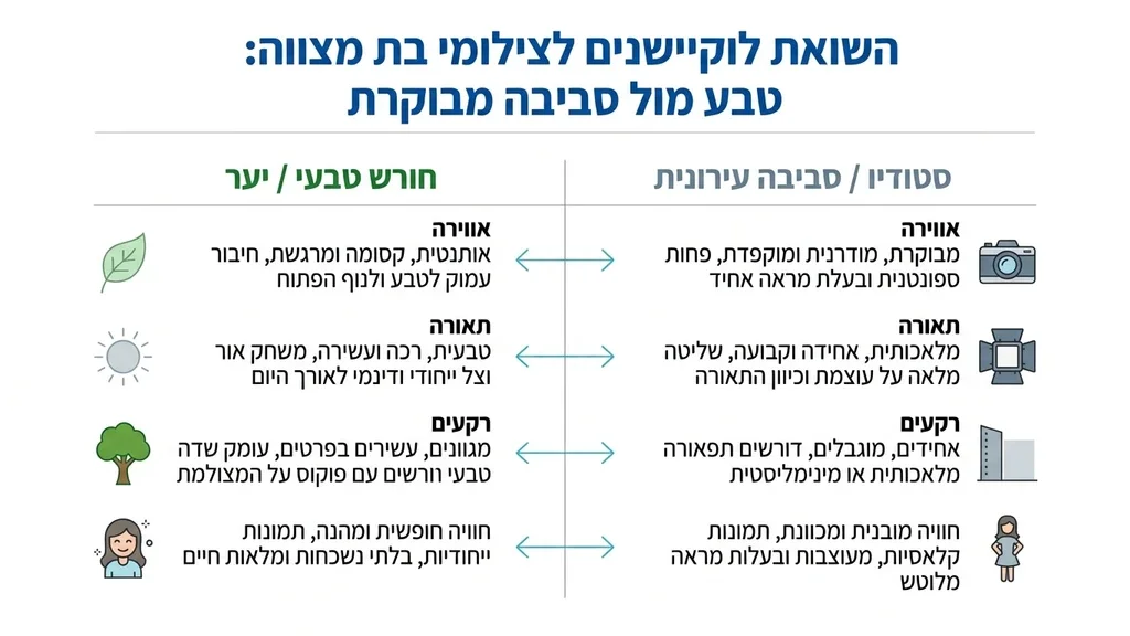 נוצר על ידי מודל בינה מלאכותית Gemini Pro צילומי בוק בת מצווה בחורש טבעי מרהיב
