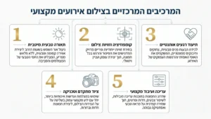 נערה מצטלמת בטבע בוק בת מצווה בחוץ בשעת הזהב