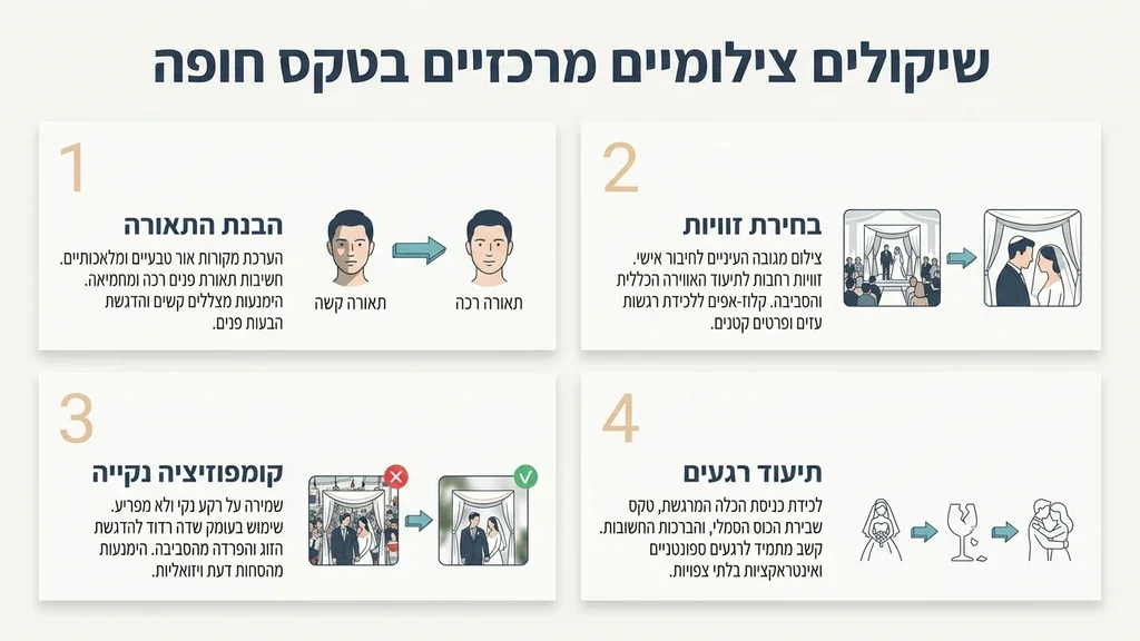 צלם חתונות חרדי מתעד חופה