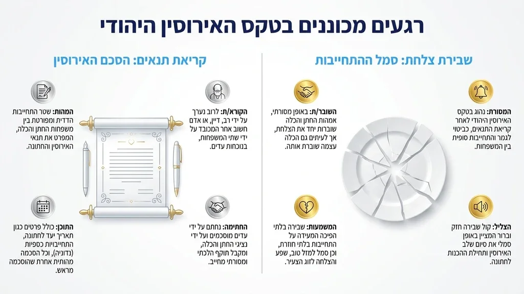 נוצר על ידי מודל בינה מלאכותית Gemini Pro צלם חרדי לאירוסין מתעד מעמד שבירת צלחת